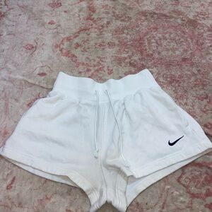 Nike Women's White Athletic Shorts